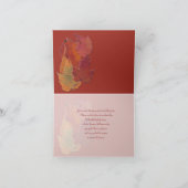 Autumn Leaves Hartelijk dank Bedankkaart (Binnen)