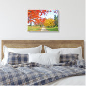 Autumn Leaves Herfst Canvas Afdruk (Insitu (Slaapkamer))