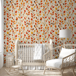 Autumn Leaves Herfst Pattern Behang