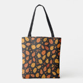 Autumn Leaves Herfst Pattern Tote Bag (Achterkant)
