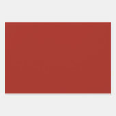 Autumn Leaves Herfst Red Gold Brown Inpakpapier Vel (Voorkant 3)