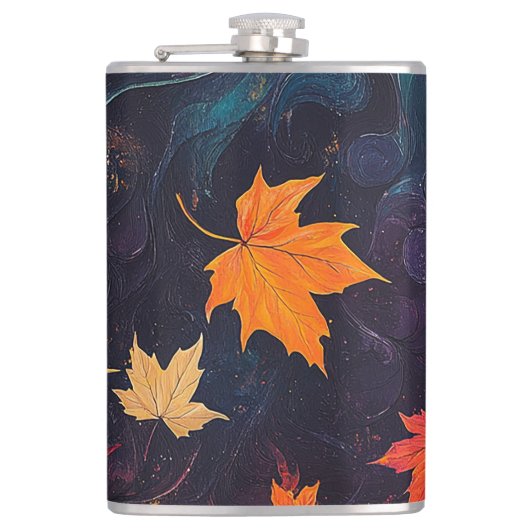 Autumn Leaves Heupfles (Voorkant)