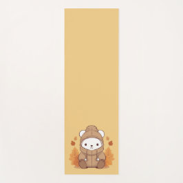 Autumn Leaves & Hoodie Beer Yogamat