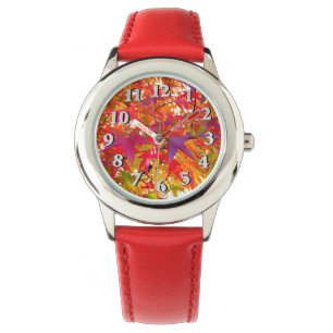 Autumn Leaves Horloge