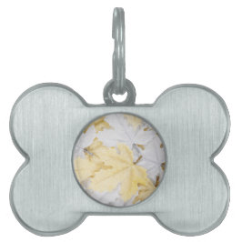 Autumn Leaves Huisdieren Naamplaatje