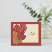 Autumn Leaves II RSVP Card 2 Kaart (Staand voorkant)
