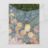 Autumn leaves in a Pella Iowa Fountain Abstract Briefkaart (Voorkant)