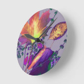 Autumn Leaves in Lilac Ronde Klok (Hoek)