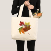 AUTUMN LEAVES IN OREGON GROTE TOTE BAG (Voorkant (product))