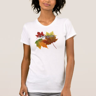 AUTUMN LEAVES IN OREGON T-SHIRT