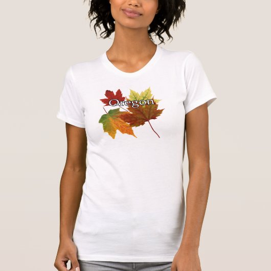 AUTUMN LEAVES IN OREGON T-SHIRT (Voorkant)