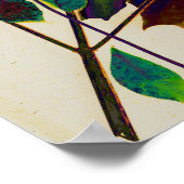 Autumn Leaves in Royal Colors Poster (Hoek)