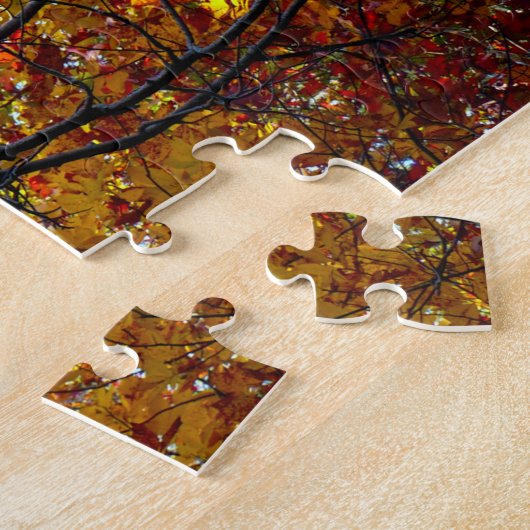 Autumn Leaves in Walden Pond Legpuzzel (Zijkant)