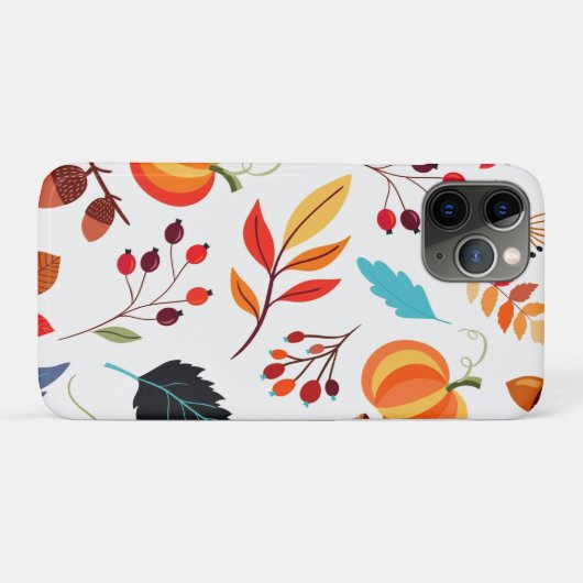 Autumn Leaves iPhone Case (Achterkant (horizontaal))