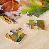 "Autumn Leaves" Jigzaag Puzzle Legpuzzel (Zijkant)