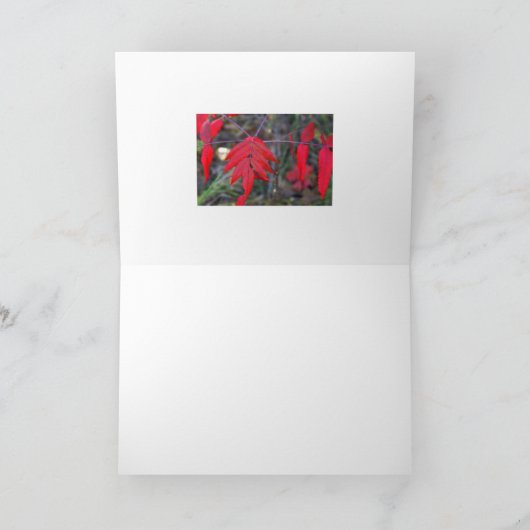 Autumn Leaves Kaart (Binnen)