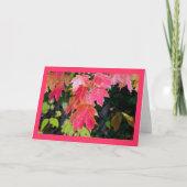 Autumn Leaves Kaart (Voorkant)