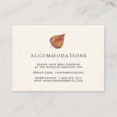 Autumn Leaves | Kaarten voor hotelaccommodatie (Voorkant)