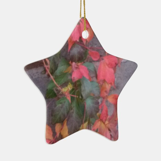 Autumn Leaves Keramisch Ornament (Rechts)