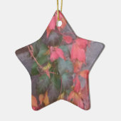 Autumn Leaves Keramisch Ornament (Links)