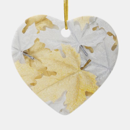 Autumn Leaves Keramisch Ornament (Voorkant)