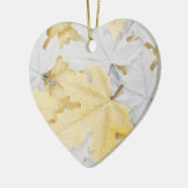 Autumn Leaves Keramisch Ornament (Links)