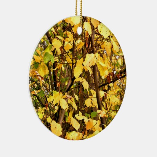 AUTUMN LEAVES KERAMISCH ORNAMENT (Rechts)
