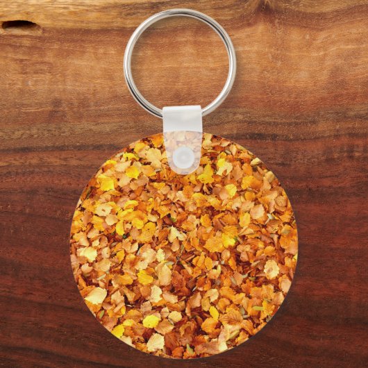 Autumn Leaves Key Ring Sleutelhanger (Voorkant)