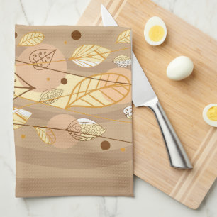 Autumn Leaves Kitchen Towel Theedoek