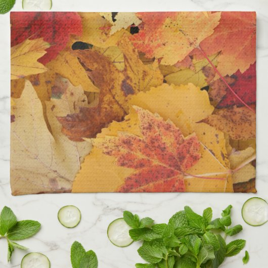 Autumn Leaves Kitchen Towels Theedoek (Gevouwen)