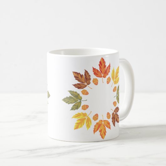 Autumn Leaves Koffiemok (Voorkant rechts)