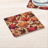 Autumn Leaves: kunst aan de muur Kartonnen Onderzetters (Schuin)