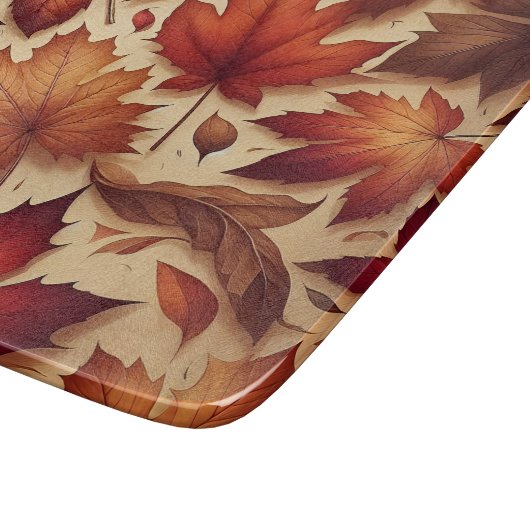 Autumn Leaves: kunst aan de muur Snijplank (Hoek)