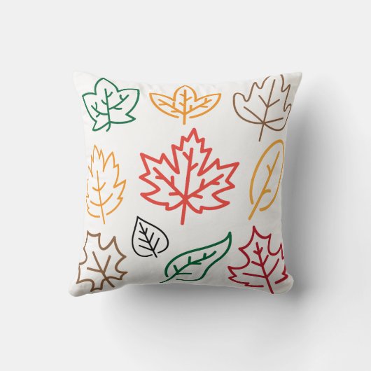 Autumn Leaves Kussen (Achterkant)