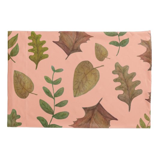 Autumn leaves kussensloop (Achterkant)