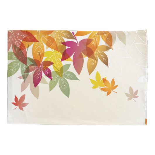 Autumn Leaves Kussensloop (Achterkant)