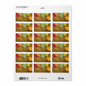 Autumn Leaves Label (Full Sheet)
