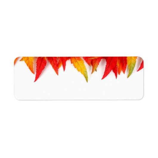 Autumn Leaves Label (Voorkant)