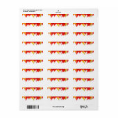 Autumn Leaves Label (Full Sheet)