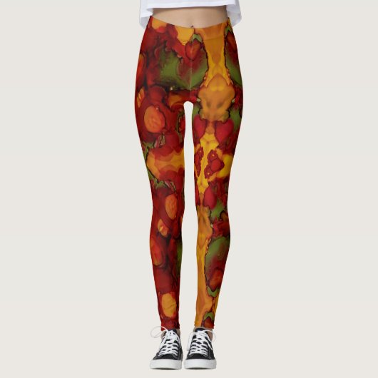 Autumn Leaves Leggings (Voorkant)