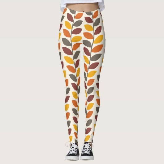 Autumn Leaves Leggings (Voorkant)