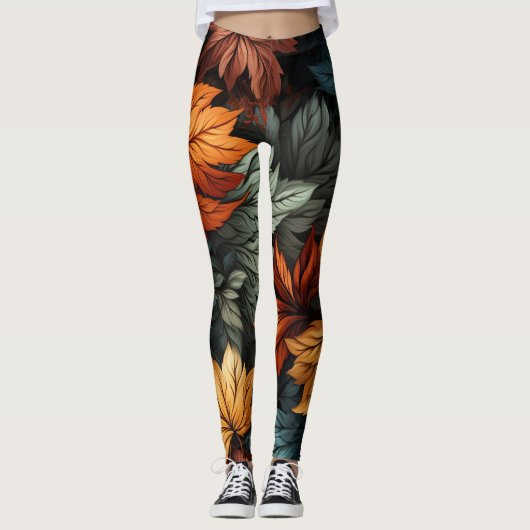 Autumn Leaves Leggings (Voorkant)