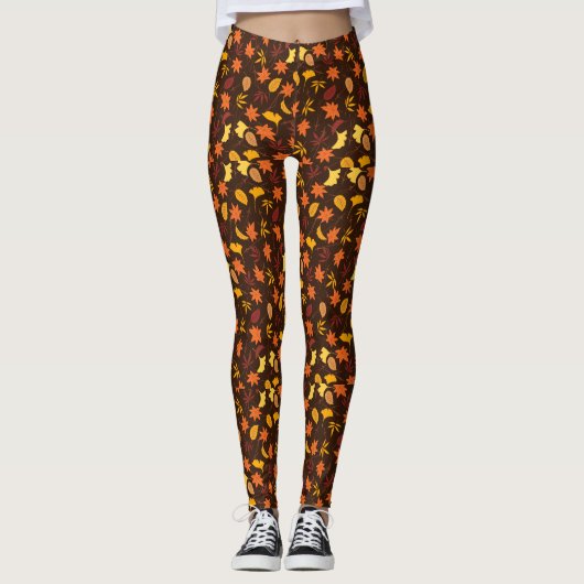 Autumn Leaves Leggings (Voorkant)