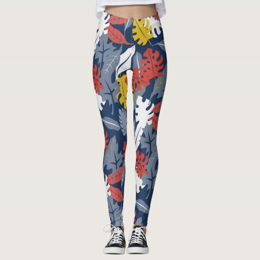 Autumn Leaves Leggings (Voorkant)