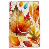 Autumn Leaves Medium Cadeauzakje (Achterkant)
