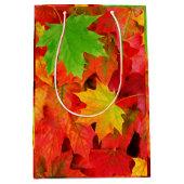 Autumn Leaves Medium Cadeauzakje (Voorkant)
