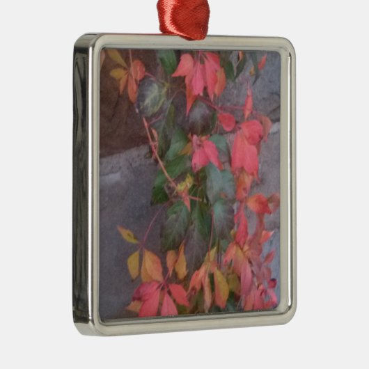 Autumn Leaves Metalen Ornament (Rechts)