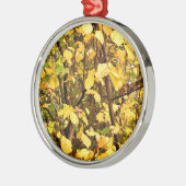 AUTUMN LEAVES METALEN ORNAMENT (Links)