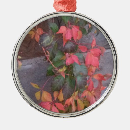 Autumn Leaves Metalen Ornament (Voorkant)