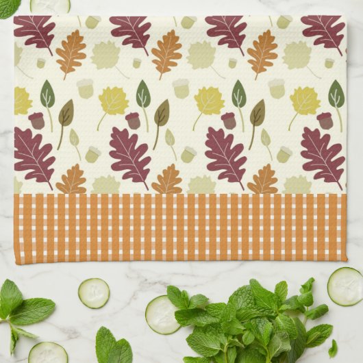 Autumn Leaves Microfiber Kitchen Towel Theedoek (Gevouwen)